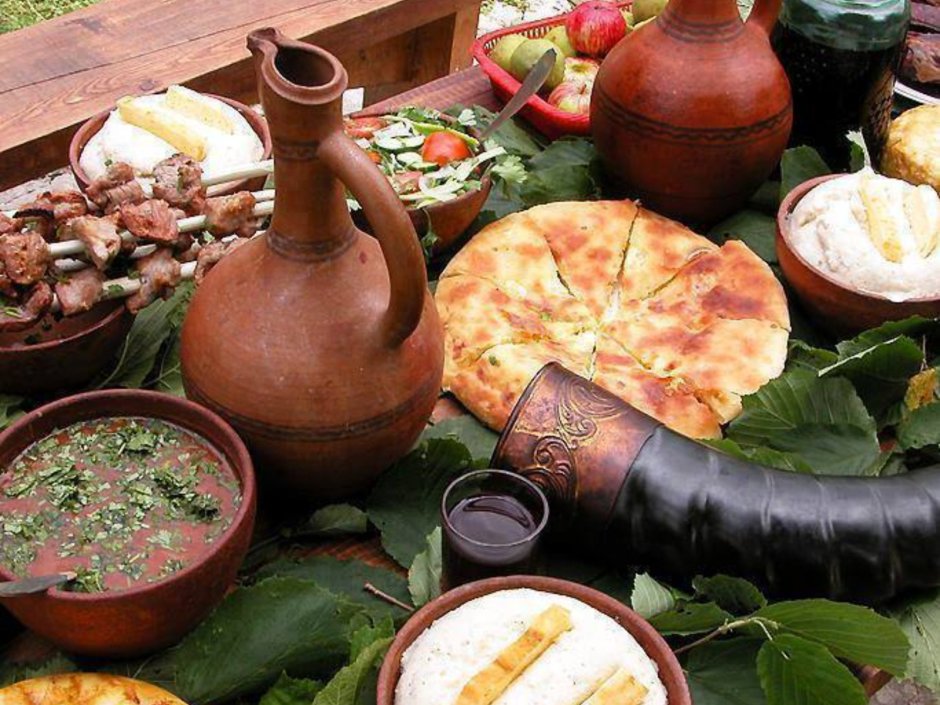 Кавказское застолье Абхазия