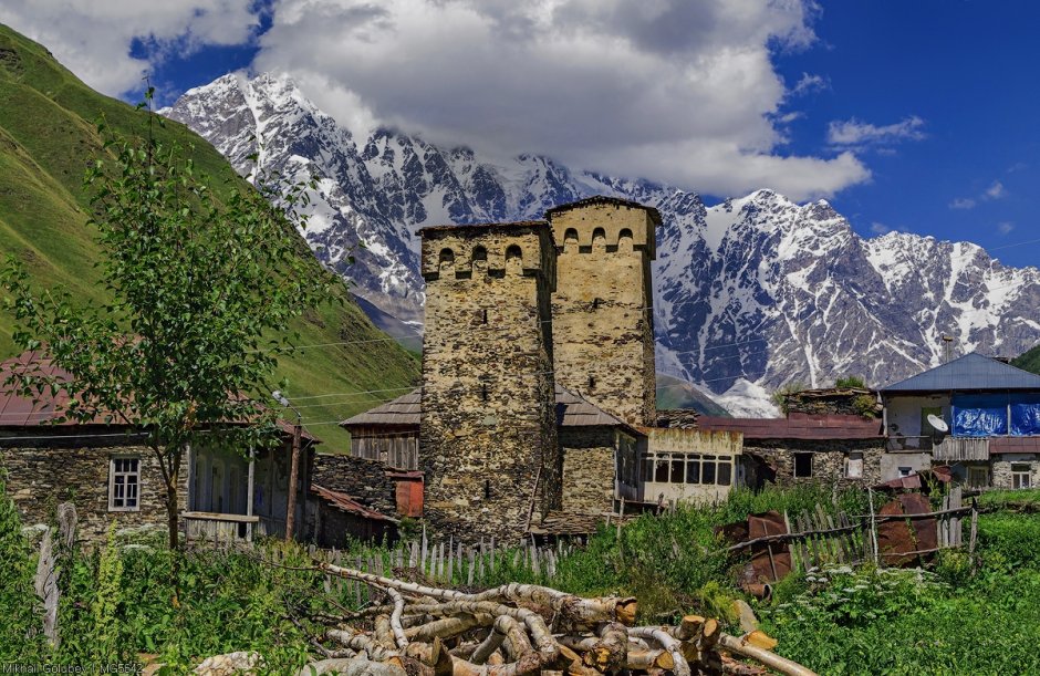 Грузия башни Сванетии