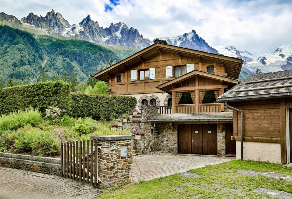 Австрия Швейцария Альпы Шале