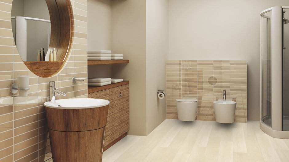 Виниловая плитка для ванной