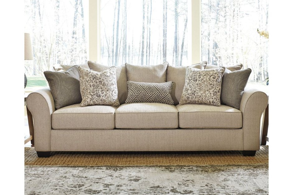 Модульный деревянный диван