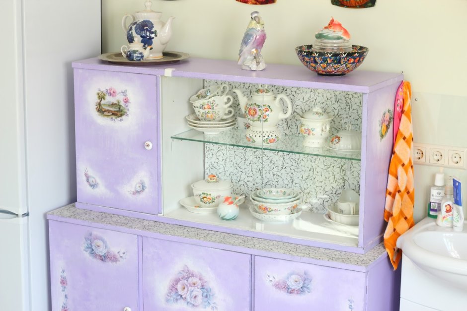 Перекраска старых шкафов