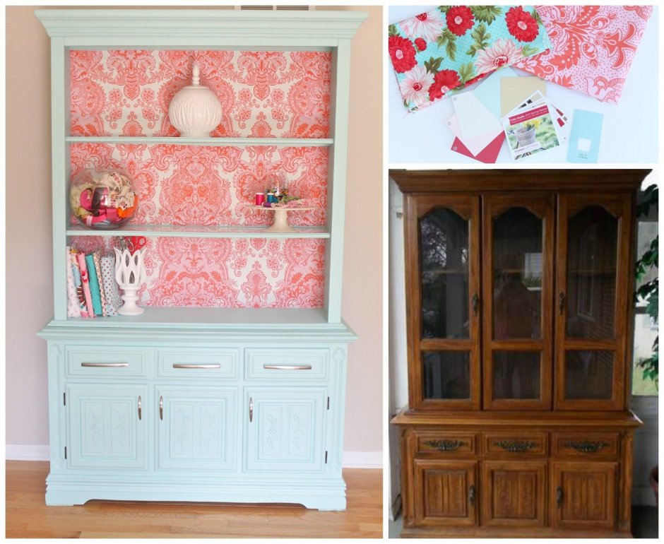 Кухни Прованс со стеклянными фасадами