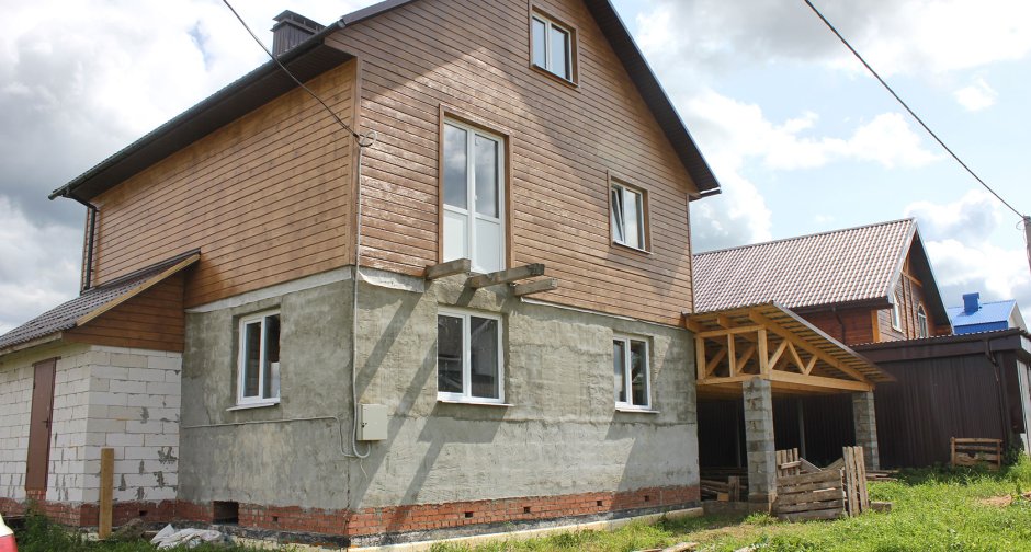 Крыльцо к дому из газобетона