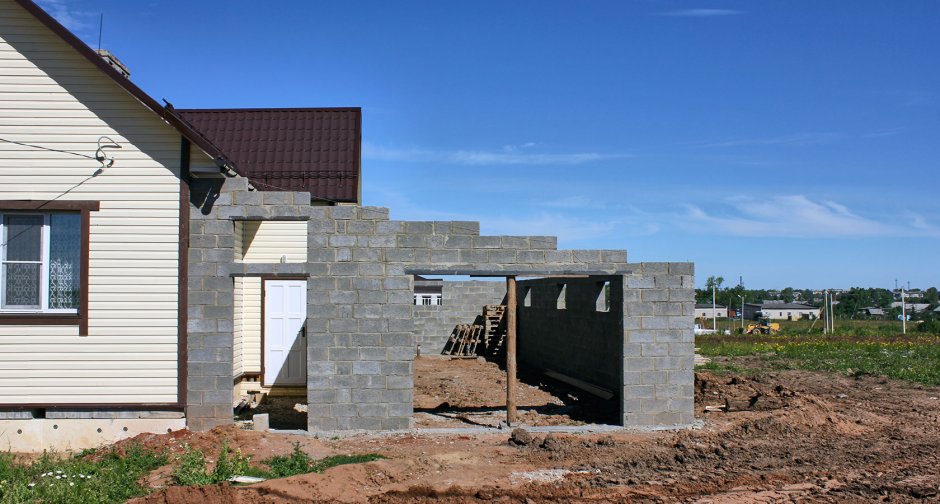 Деревянные перекрытия в доме из керамзитобетонных блоков
