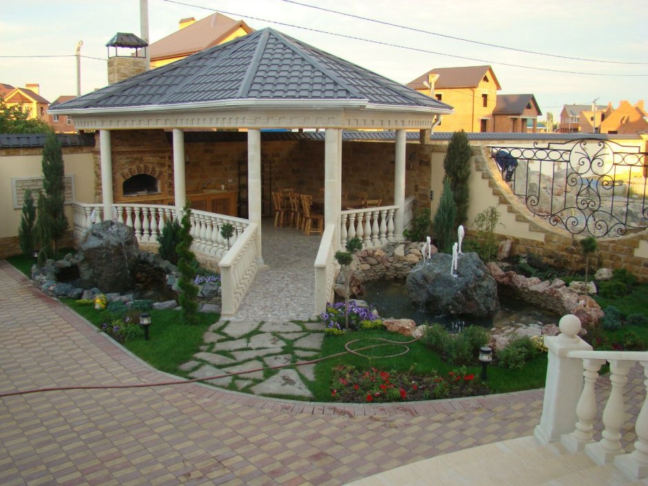 Ландшафт частного дома Дагестан