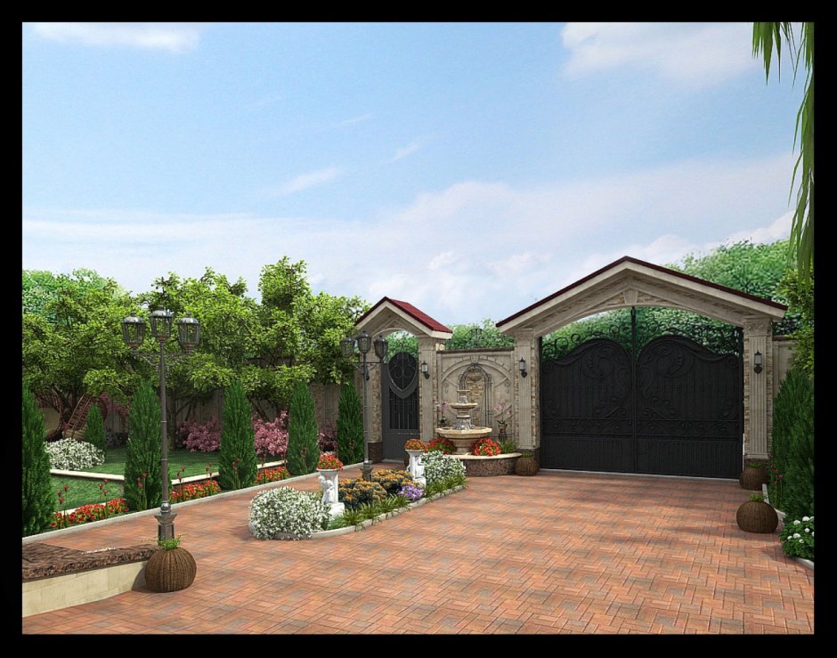 Ландшафт участка Ташкент