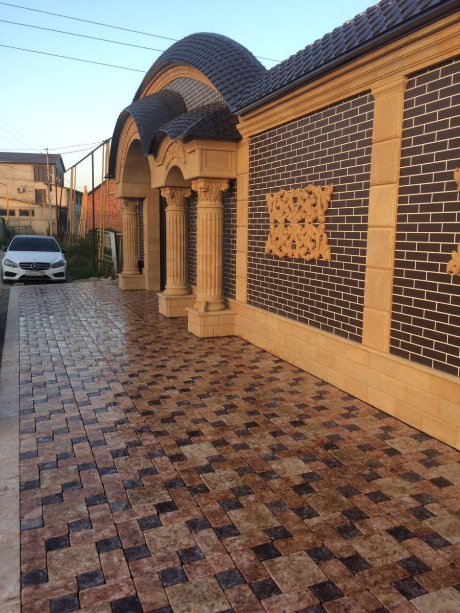 Плитка во дворе Дагестан
