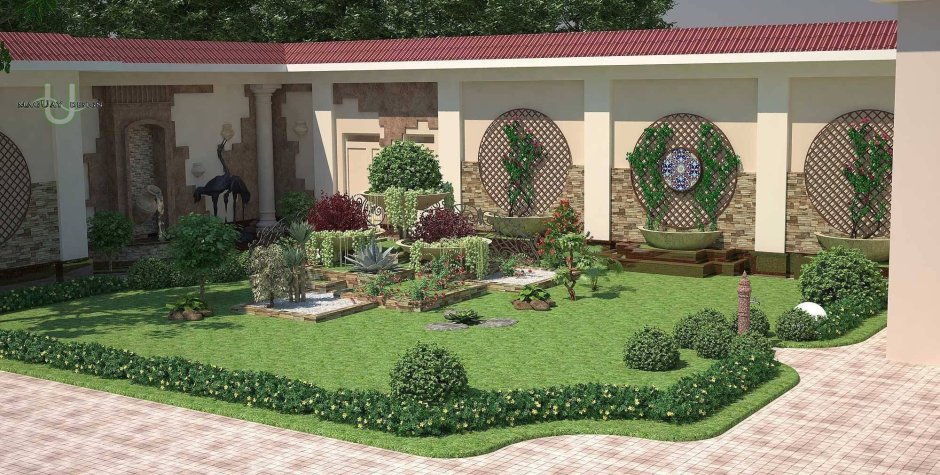 Ландшафт в узбекском стиле