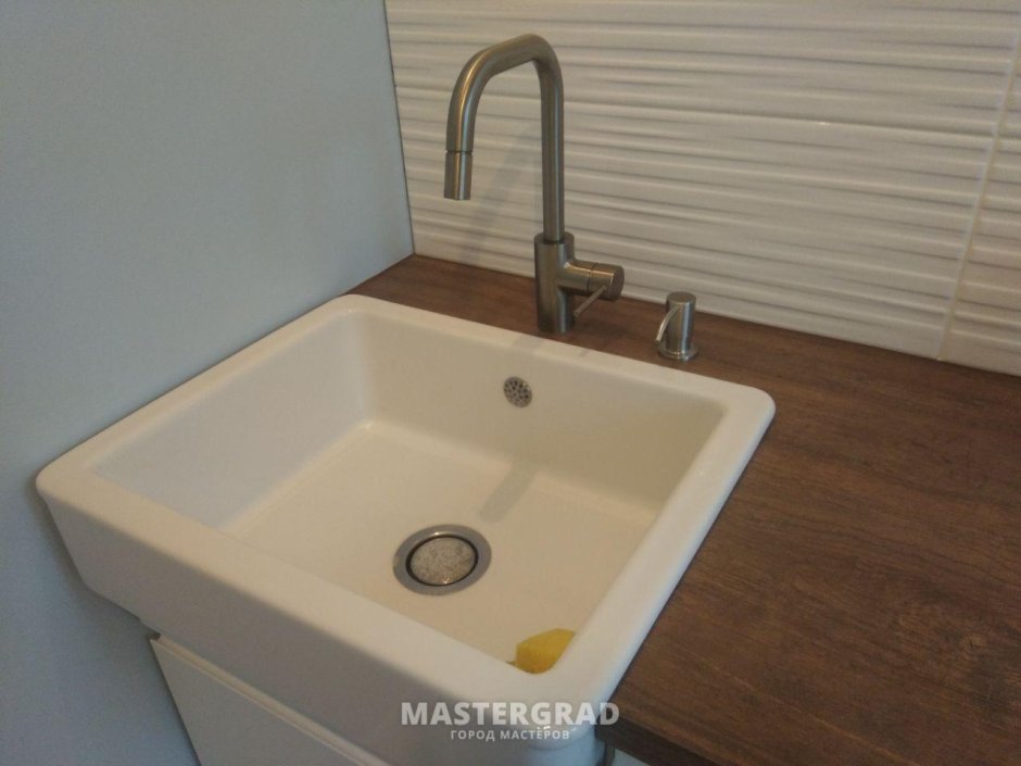 HAVSEN ХАВСЕН мойка с видимой фронтальной стенкой белый 62x48 см