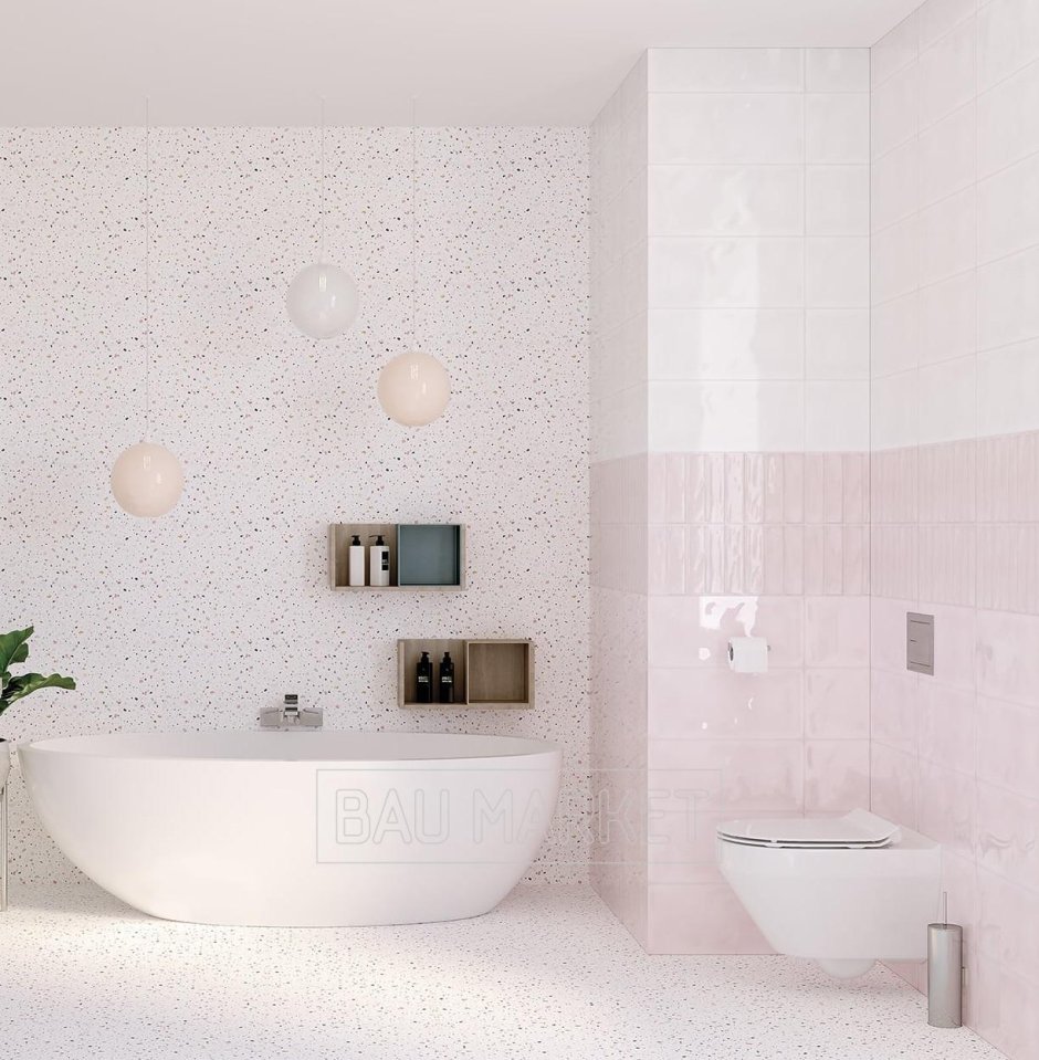 Cersanit Pudra плитка в интерьере