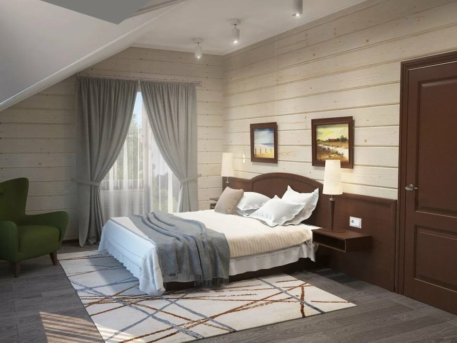 Сочетание голубого и оранжевого в интерьере