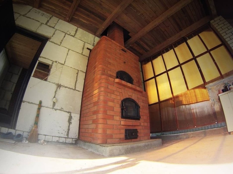 Русская печь для выпечки хлеба