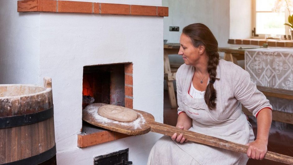 Хлеб в избе