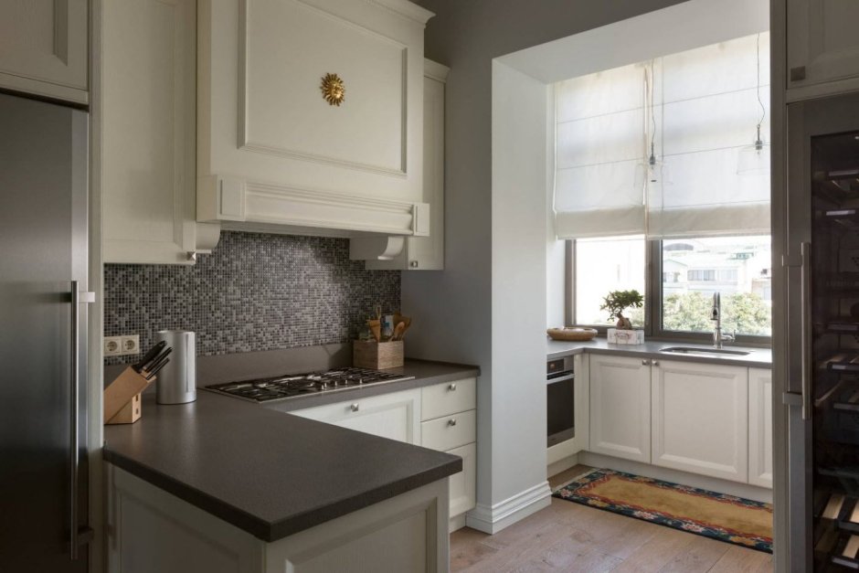 Плита у окна фото