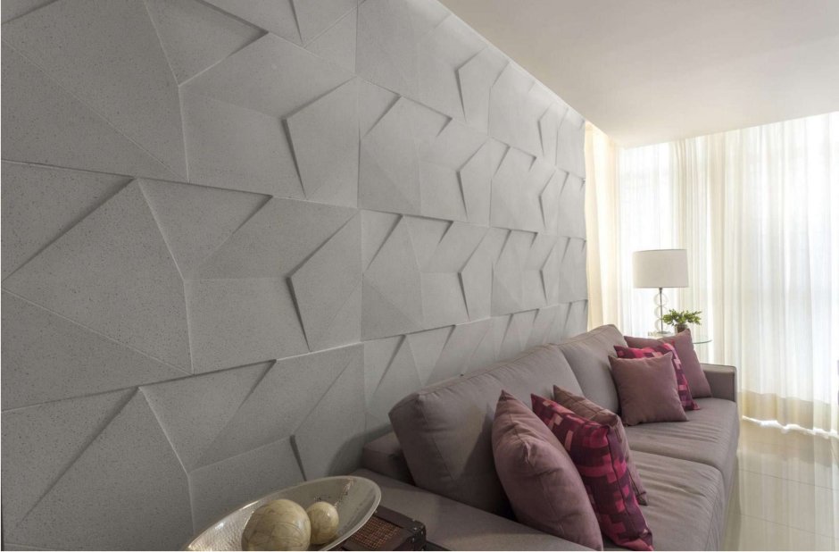 Гипсовая 3d панель "Консул 3 прямой"