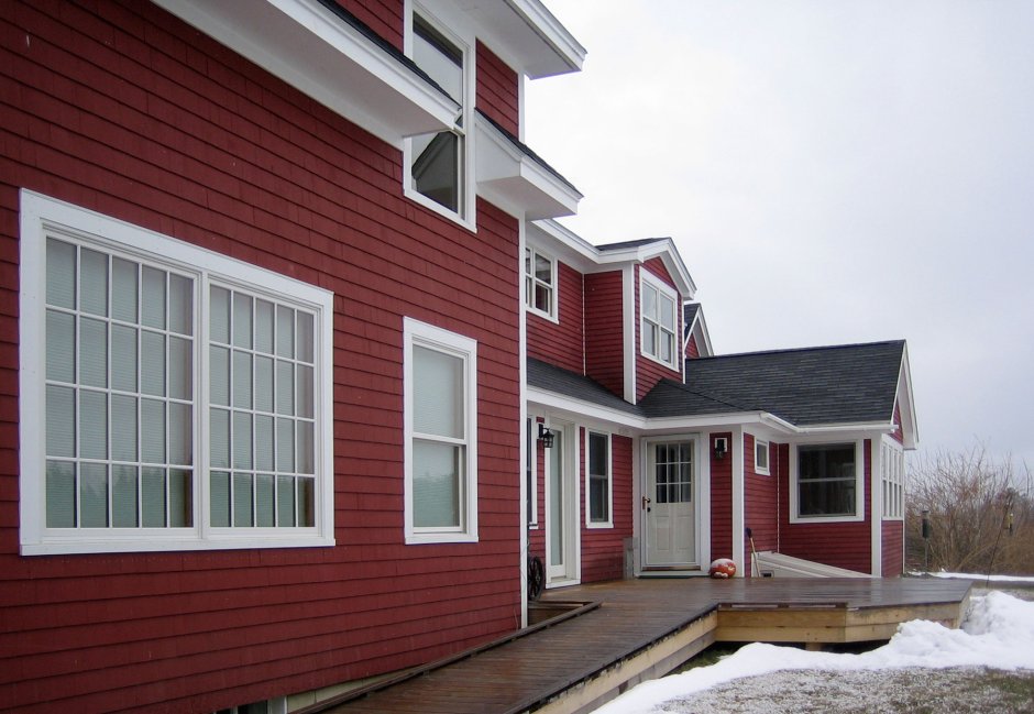 Сайдинг бордовый