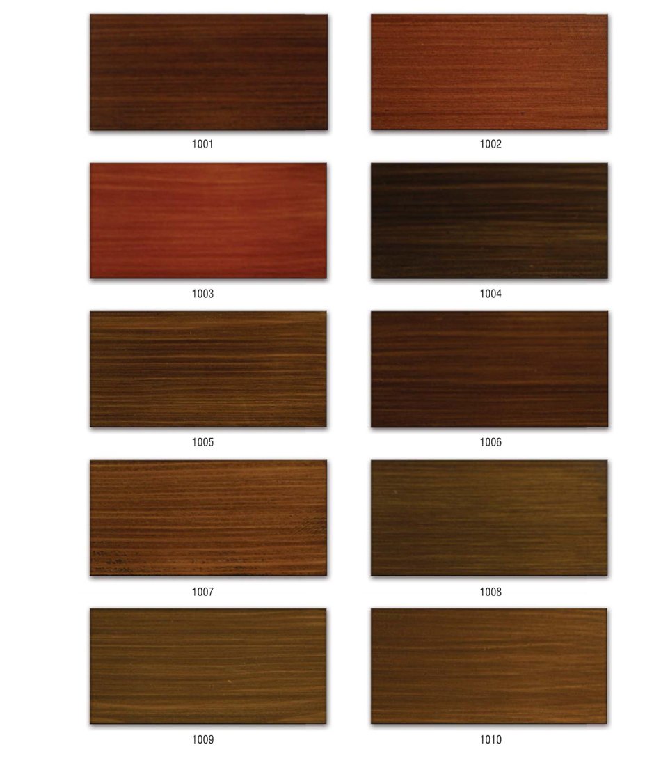 Белинка лазурь для дерева цвета