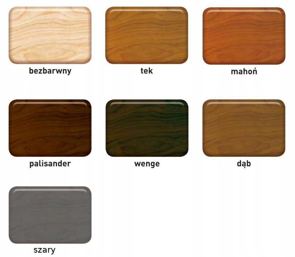 Оттенки пропиток для дерева