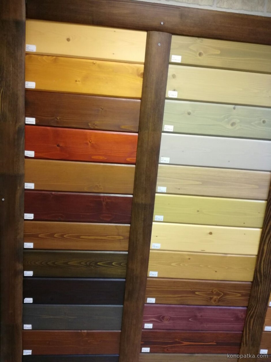 Морилка Tikkurila дерево палитра