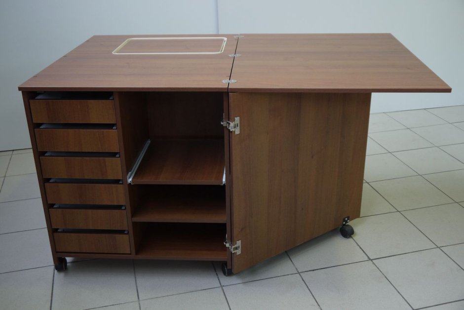 Стол для шитья "комфорт" трансформер 595х465х775