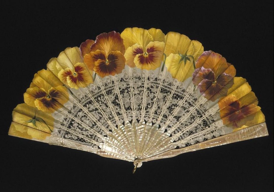 Дамский веер 19 век
