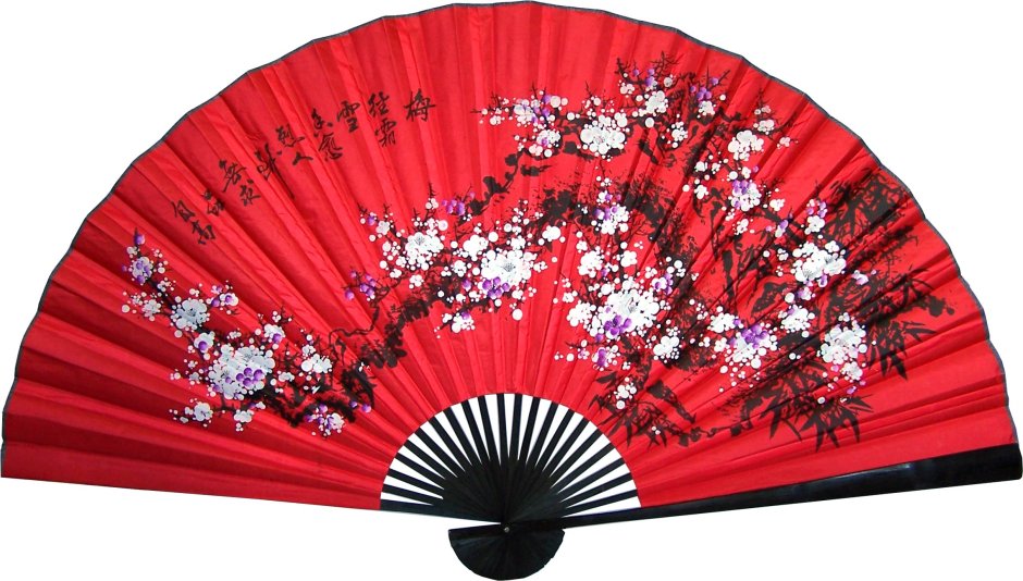 Китайский веер Инь Янь