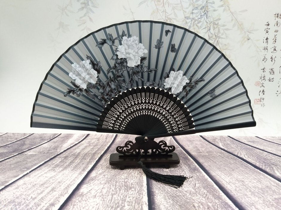 Японский веер Минамото