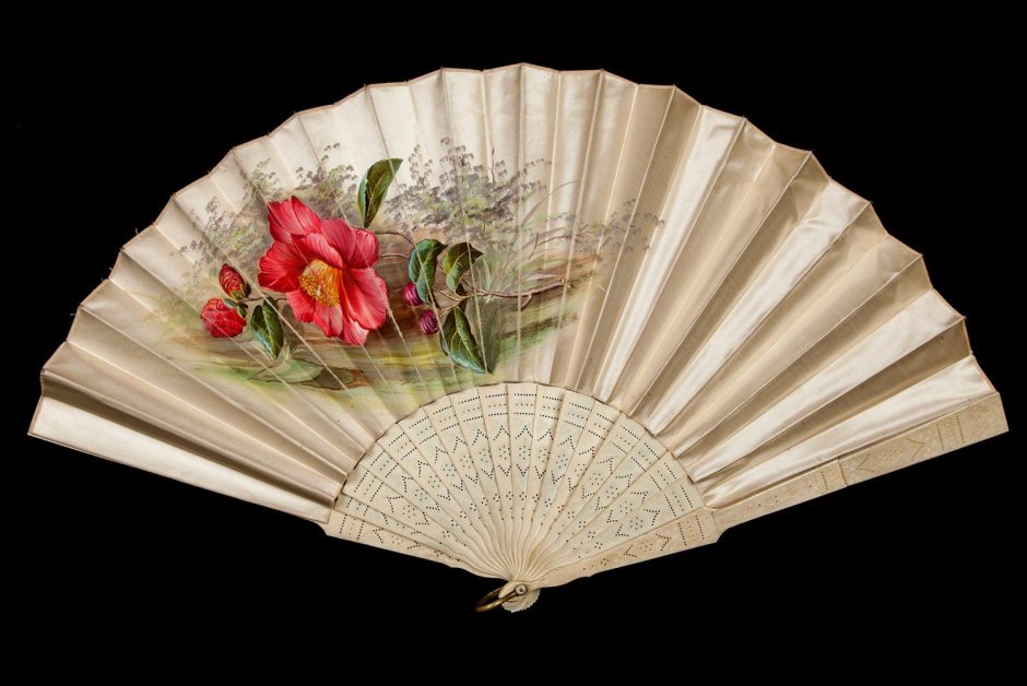 Старинный японский веер