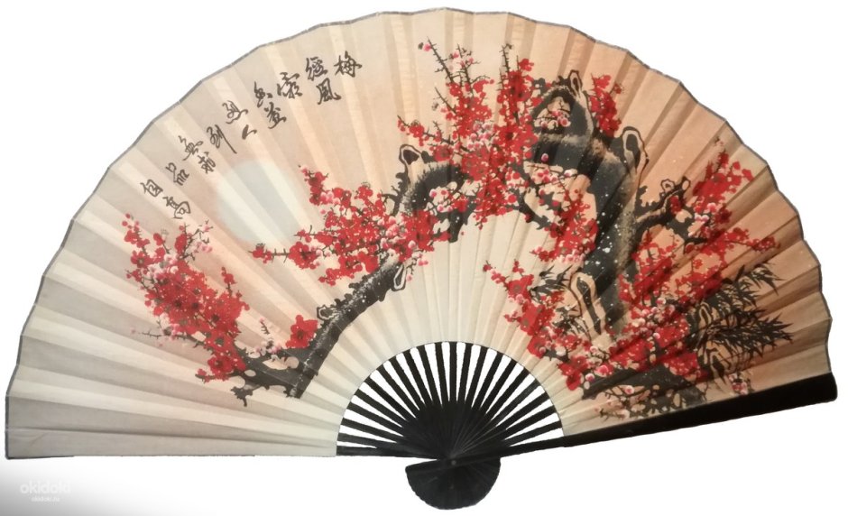 Японский веер Минамото