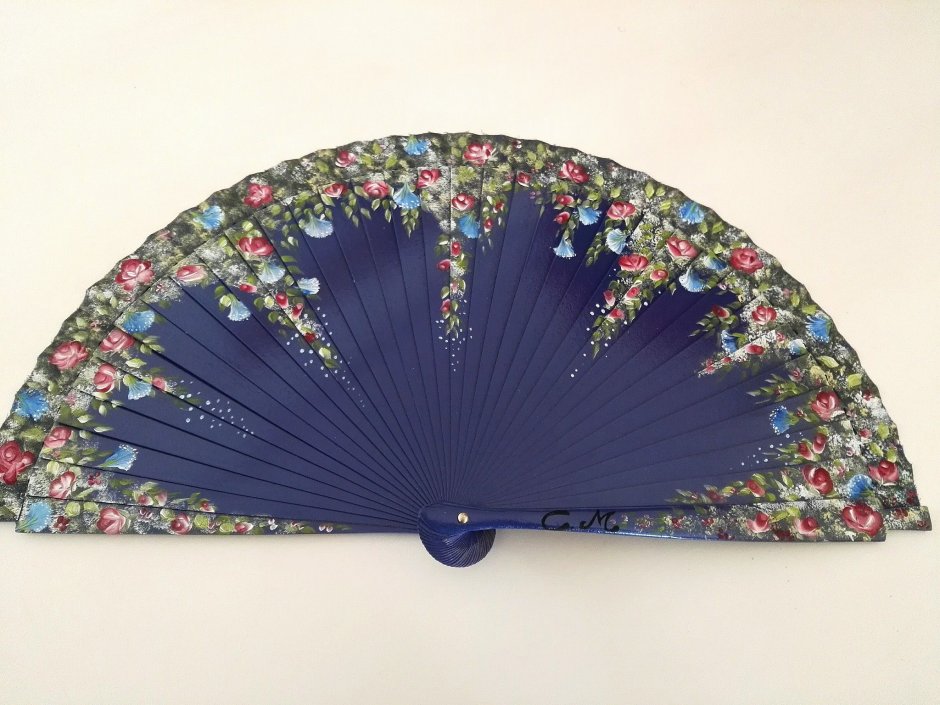 Винтажный веер своими руками