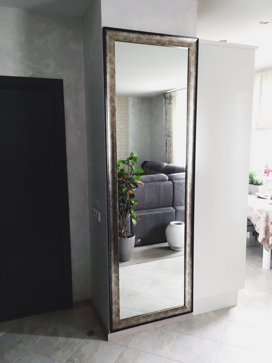 Дверь зеркало в багете