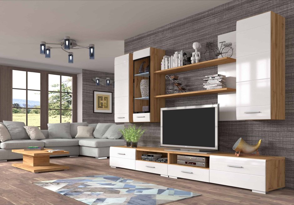 Стенка БРВ Тесс дуб Вотан