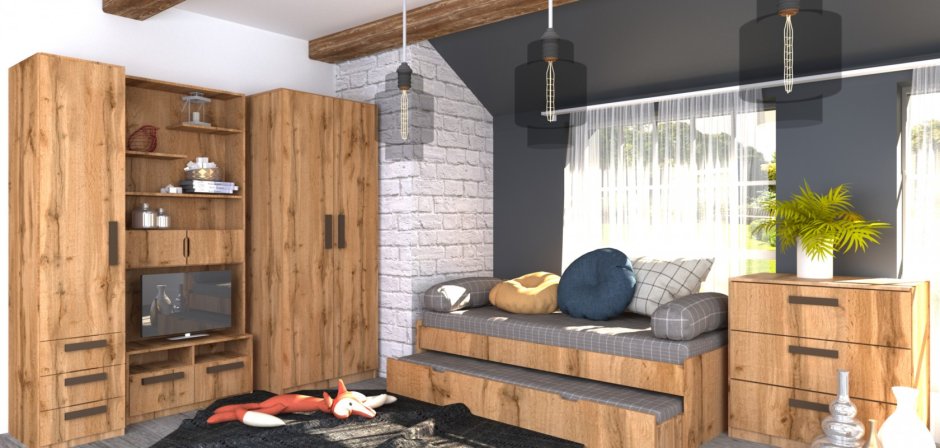 Гостиная Anrex бордо 1