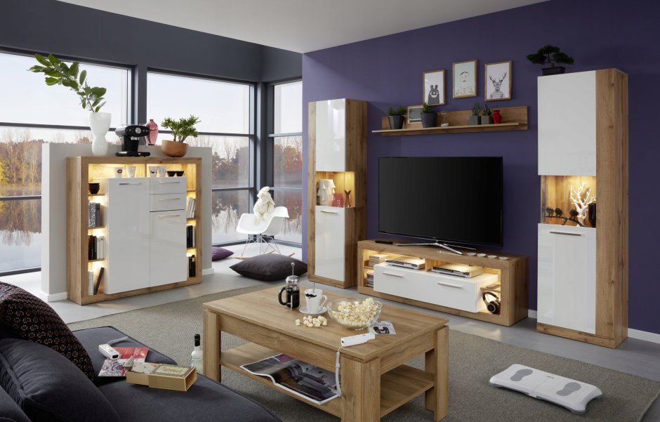 Стенка БРВ Тесс дуб Вотан