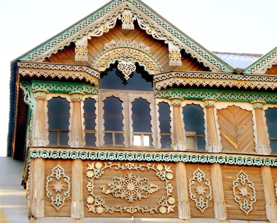 Резной дом кузнеца Сергея Ивановича Кириллова