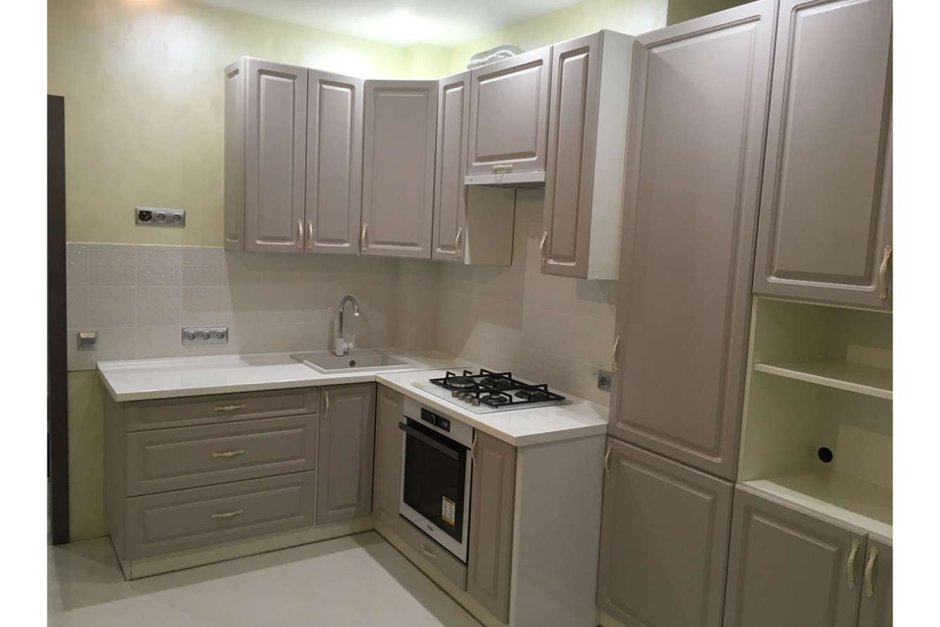 Ясень капучино софт кухня