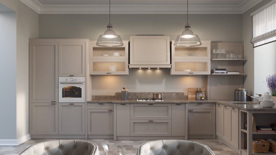 Кухня Неоклассика капучино