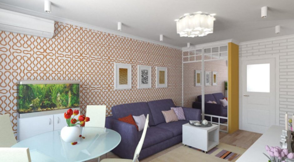 Интерьер хрущевки 2 комнаты