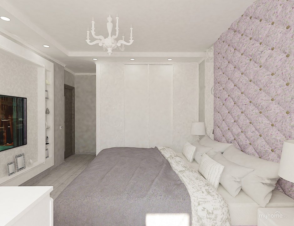 Интерьер спальни брежневка