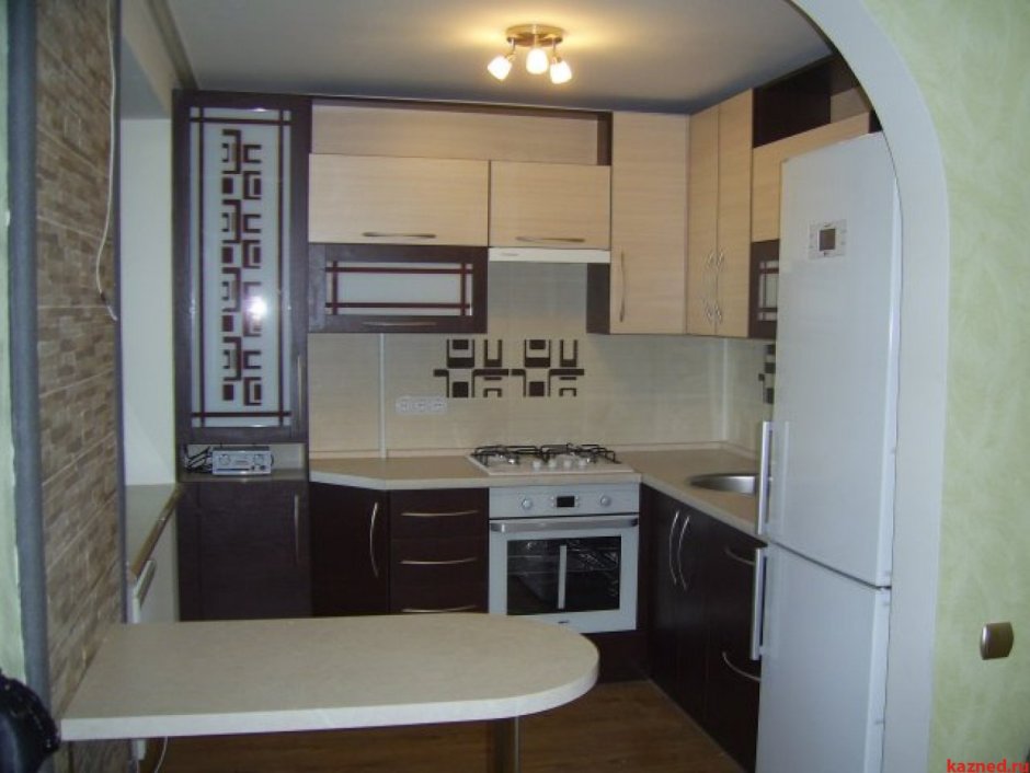 Кухня в 4х комнатной хрущевке