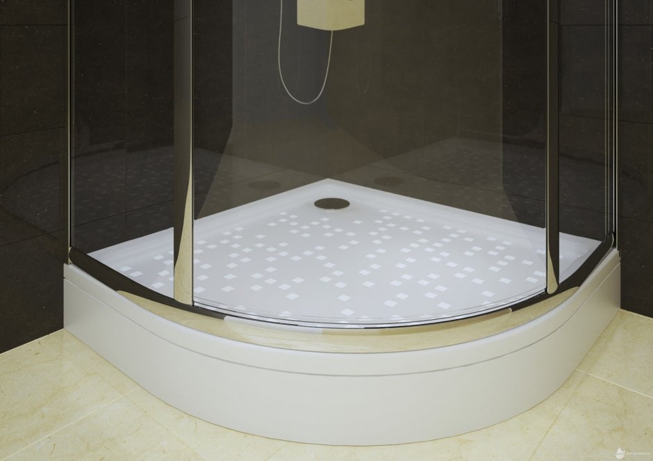 Душевая кабина Glass Archimede 90x70 b низкий поддон 90см*70см