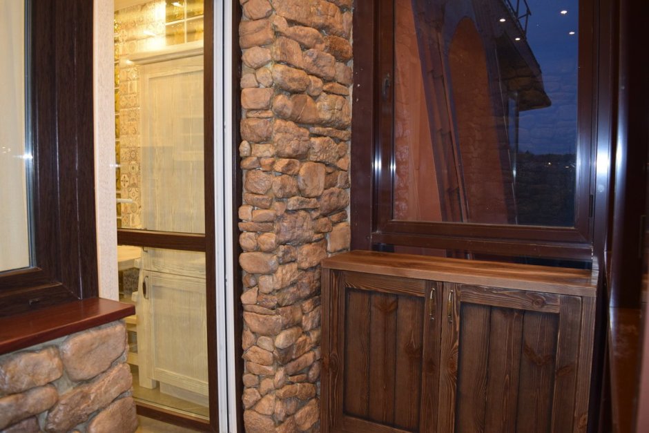 Облицовочный камень для лоджии