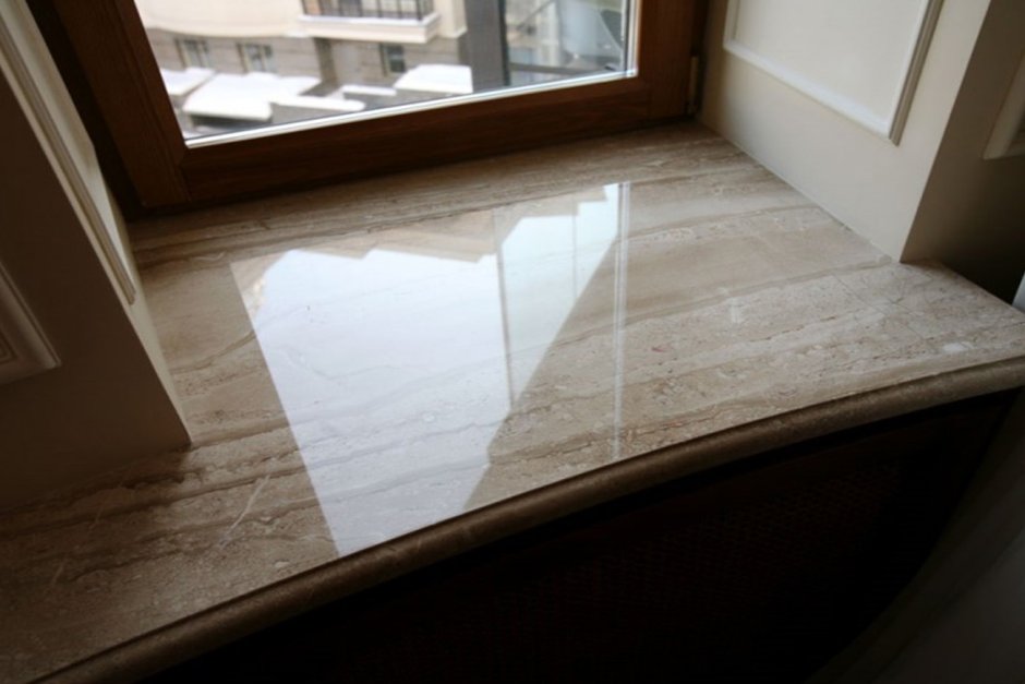 Подоконники Сильвер драгон мрамор