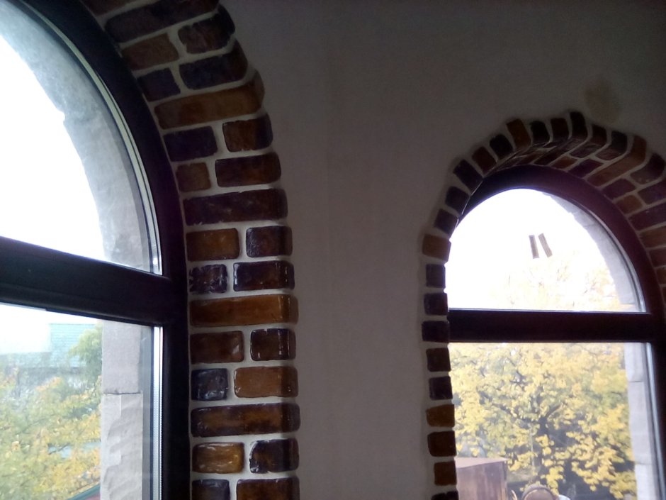 Декоративная отделка окон внутри