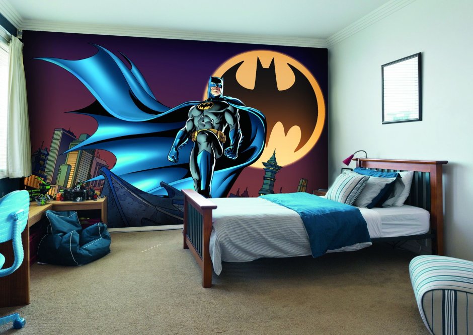 Комната в стиле Бэтмен
