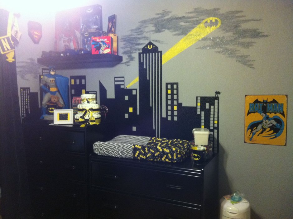 Интерьер детской Бэтмен