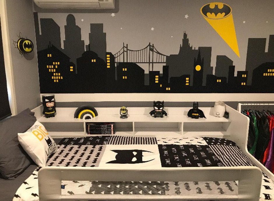 Роспись стен Бэтмен
