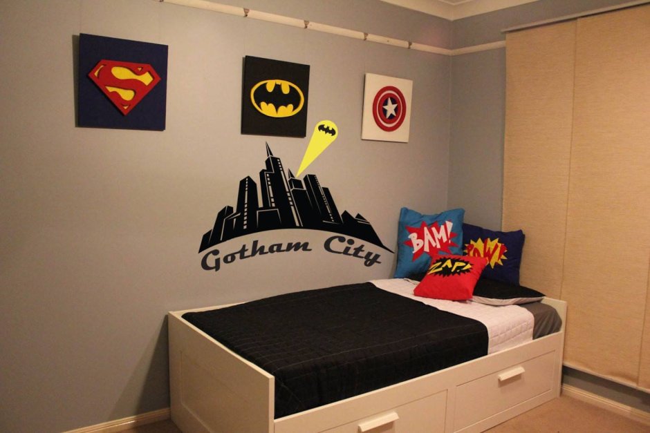 Комната в стиле супергероев