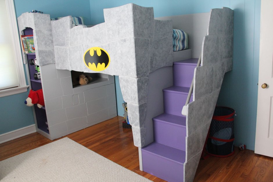 Комната мальчику в стиле Бэтмен